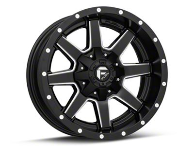 Fuel Wheels Maverick Matte Black Milled 6-Lug Wheel; 18x9; -13mm Offset (19-23 Ranger)