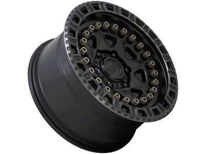 Black Rhino Carbine Matte Black with Machined Tinted Ring and Bronze Bolts 6-Lug Wheel; 20x9; 0mm Offset (99-06 Silverado 1500)