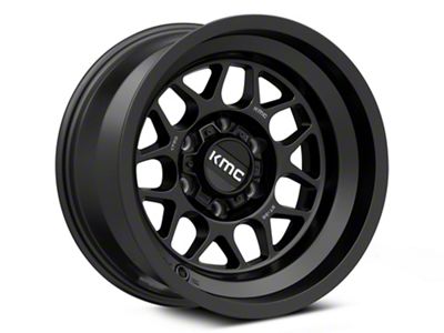 KMC Terra Satin Black 6-Lug Wheel; 17x9; -38mm Offset (19-23 Ranger)