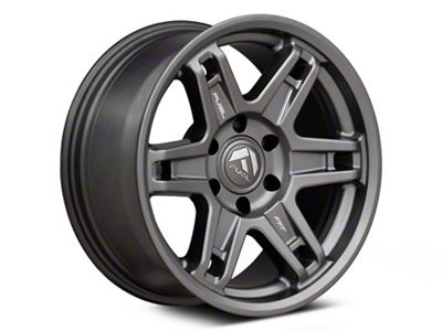 Fuel Wheels Slayer Matte Gunmetal 6-Lug Wheel; 18x8.5; 1mm Offset (2024 Ranger)