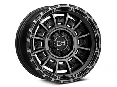 Black Rhino Legion Matte Black with Gray Tint 6-Lug Wheel; 17x9; -12mm Offset (19-23 Ranger)