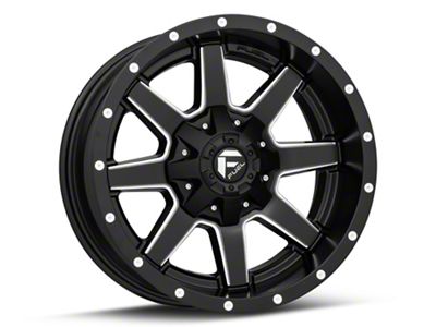Fuel Wheels Maverick Matte Black Milled 6-Lug Wheel; 17x10; -24mm Offset (19-23 Ranger)