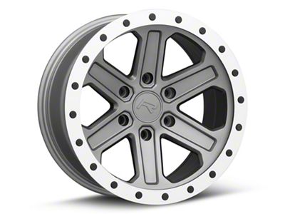 Rovos Wheels Tenere Satin Black 6-Lug Wheel; 17x8.5; 0mm Offset (19-23 Ranger)