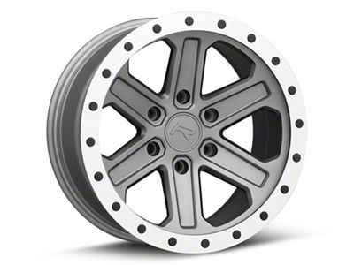 Rovos Wheels Tenere Charcoal 6-Lug Wheel; 17x8.5; 0mm Offset (19-23 Ranger)