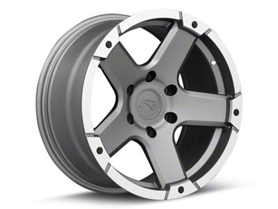 Rovos Wheels Danakil Charcoal 6-Lug Wheel; 17x8.5; 0mm Offset (2024 Ranger)