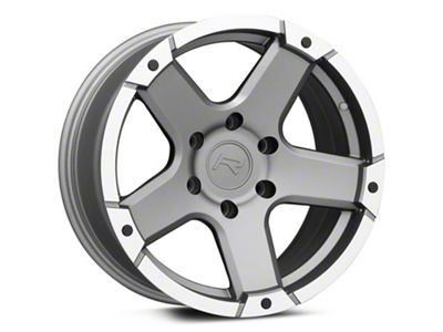 Rovos Wheels Danakil Charcoal 6-Lug Wheel; 17x8.5; 0mm Offset (19-23 Ranger)