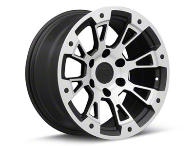 Rovos Wheels Karoo Satin Black Machined 6-Lug Wheel; 17x8.5; 0mm Offset (2024 Ranger)