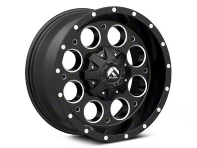 Fuel Wheels Revolver Matte Black Milled 6-Lug Wheel; 18x9; -12mm Offset (19-23 Ranger)