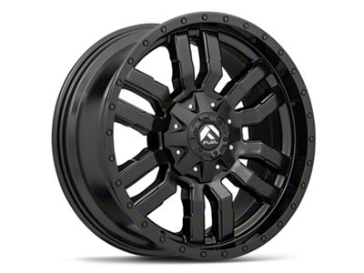 Fuel Wheels Sledge Matte Black 6-Lug Wheel; 20x9; 1mm Offset (19-23 Ranger)