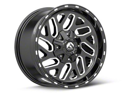 Fuel Wheels Triton Gloss Black Milled 6-Lug Wheel; 20x9; 1mm Offset (19-23 Ranger)