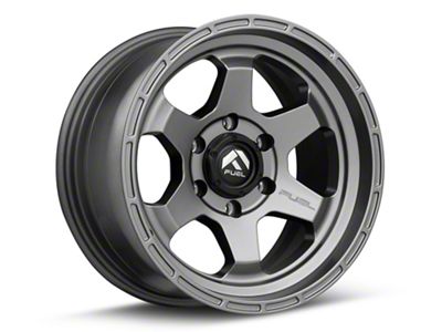 Fuel Wheels Shok Matte Gunmetal 6-Lug Wheel; 17x9; 20mm Offset (19-23 Ranger)