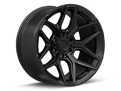 Fuel Wheels Flux Blackout 6-Lug Wheel; 20x9; 20mm Offset (2024 Ranger)