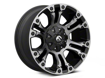 Fuel Wheels Vapor Matte Black with Gray Tint 6-Lug Wheel; 17x9; 1mm Offset (19-23 Ranger)