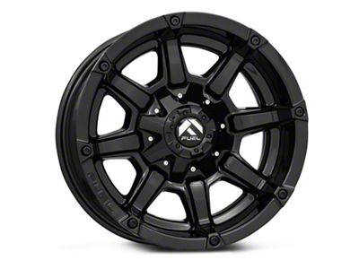 Fuel Wheels Coupler Gloss Black 6-Lug Wheel; 18x9; 19mm Offset (19-23 Ranger)