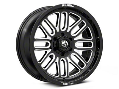 Fuel Wheels Ignite Gloss Black Milled 6-Lug Wheel; 20x10; -19mm Offset (19-23 Ranger)