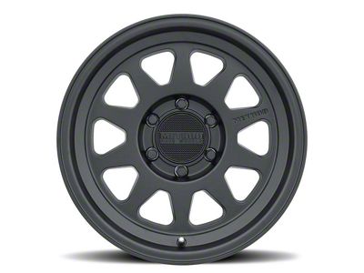 Method Race Wheels MR316 Matte Black 6-Lug Wheel; 17x8.5; 0mm Offset (14-18 Silverado 1500)