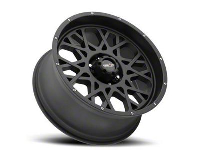 Vision Off-Road Rocker Satin Black 6-Lug Wheel; 18x9; 12mm Offset (19-24 Silverado 1500)