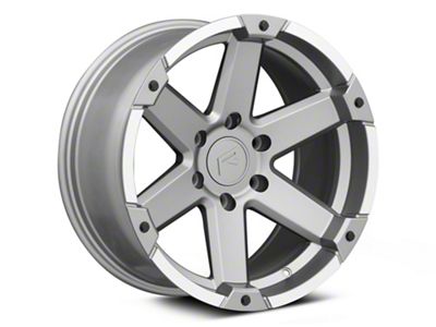 Rovos Wheels Danakil Charcoal with Machined Lip 6-Lug Wheel; 18x9; 0mm Offset (23-24 Canyon)