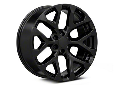 Performance Replicas PR177 Gloss Black 6-Lug Wheel; 22x9; 24mm Offset (21-24 Yukon)