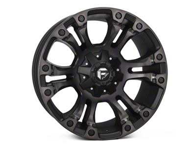 Fuel Wheels Vapor Matte Black Double Dark Tint 6-Lug Wheel; 18x9; 1mm Offset (07-14 Yukon)