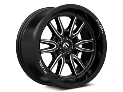 Fuel Wheels Clash Gloss Black Milled 6-Lug Wheel; 17x9; 1mm Offset (15-20 Yukon)