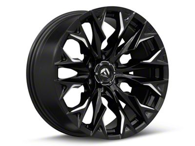 Fuel Wheels Flame Gloss Black Milled 6-Lug Wheel; 22x10; -18mm Offset (21-24 Yukon)