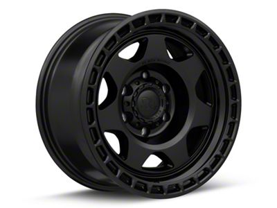 Black Rhino Voyager Matte Black 6-Lug Wheel; 17x8.5; 0mm Offset (07-14 Yukon)