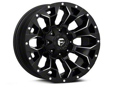 Fuel Wheels Assault Satin Black Milled 6-Lug Wheel; 20x12; -43mm Offset (21-24 Yukon)