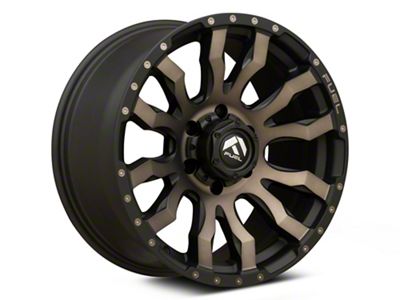 Fuel Wheels Blitz Matte Black Double Dark Tint 6-Lug Wheel; 18x9; -12mm Offset (21-24 Yukon)