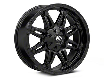 Fuel Wheels Hostage Gloss Black 6-Lug Wheel; 18x9; 1mm Offset (21-24 Yukon)