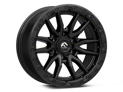 Fuel Wheels Rebel Matte Black 6-Lug Wheel; 18x9; -12mm Offset (07-14 Yukon)