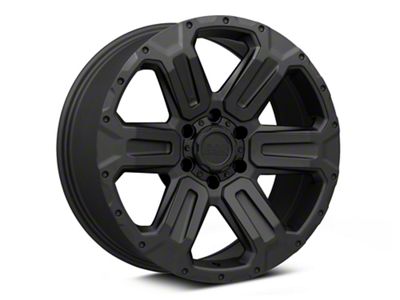 Black Rhino Wanaka Matte Black 6-Lug Wheel; 20x9; 12mm Offset (21-24 Yukon)