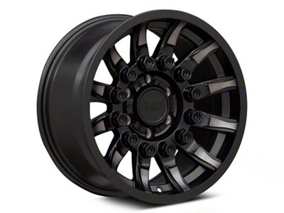 Black Rhino Mission Matte Black with Machined Tinted Spokes 6-Lug Wheel; 17x8.5; -18mm Offset (15-20 Yukon)