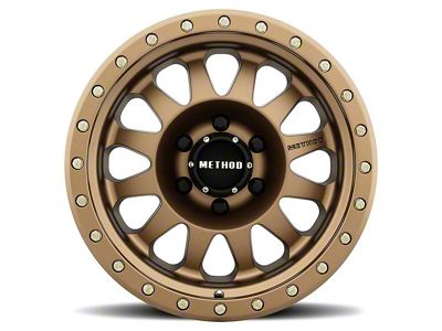 Method Race Wheels MR304 Double Standard Bronze 8-Lug Wheel; 17x8.5; 0mm Offset (10-18 RAM 2500)