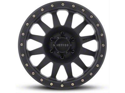 Method Race Wheels MR304 Double Standard Matte Black 8-Lug Wheel; 18x9; -12mm Offset (07-10 Silverado 2500 HD)