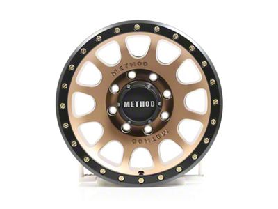 Method Race Wheels MR305 NV Bronze 8-Lug Wheel; 17x8.5; 0mm Offset (06-08 RAM 1500 Mega Cab)