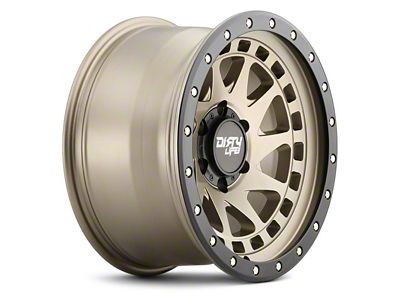 Dirty Life Enigma Pro Satin Gold 6-Lug Wheel; 17x9; -12mm Offset (07-13 Sierra 1500)