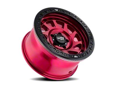 Dirty Life Enigma Race Crimson Candy Red 6-Lug Wheel; 17x9; -12mm Offset (15-20 Tahoe)