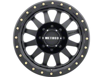 Method Race Wheels MR304 Double Standard Matte Black 8-Lug Wheel; 18x9; 18mm Offset (07-10 Silverado 2500 HD)