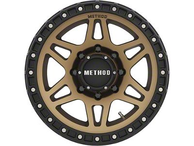 Method Race Wheels MR312 Bronze with Matte Black Lip 8-Lug Wheel; 18x9; 18mm Offset (03-09 RAM 2500)