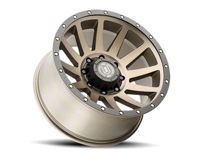 ICON Alloys Compression Bronze 8-Lug Wheel; 20x10; -19mm Offset (15-19 Sierra 2500 HD)