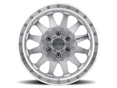 Method Race Wheels MR304 Double Standard Machined 8-Lug Wheel; 20x10; -18mm Offset (11-14 Sierra 2500 HD)