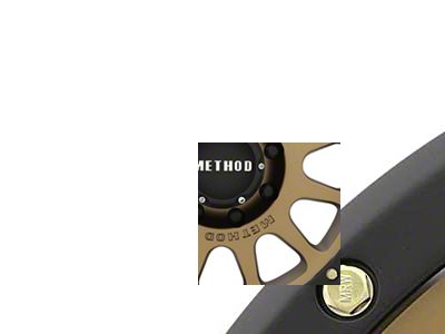 Method Race Wheels MR305 NV HD Bronze with Matte Black Lip 8-Lug Wheel; 18x9; 18mm Offset (15-19 Sierra 2500 HD)