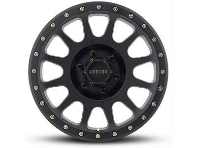 Method Race Wheels MR305 NV HD Matte Black 8-Lug Wheel; 17x8.5; 0mm Offset (20-24 Sierra 2500 HD)
