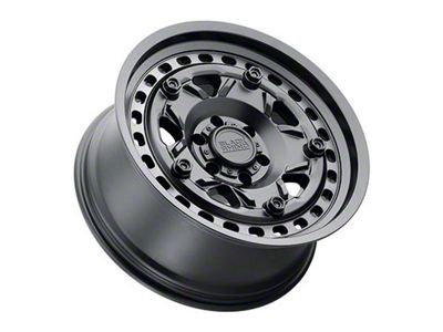 Black Rhino Grange Matte Black with Machined Tint Ring 8-Lug Wheel; 18x9; 6mm Offset (03-09 RAM 2500)