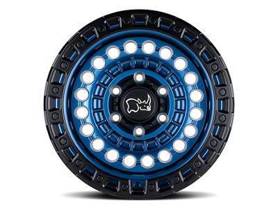 Black Rhino Sentinel Cobalt Blue 8-Lug Wheel; 17x8.5; 0mm Offset (07-10 Silverado 2500 HD)