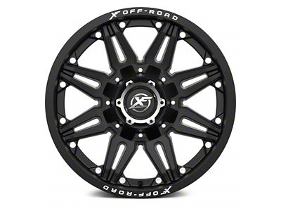 XF Offroad XF-204 Matte Black 8-Lug Wheel; 20x9; 12mm Offset (15-19 Silverado 2500 HD)