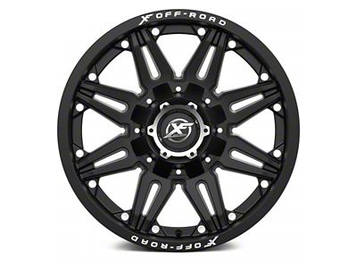 XF Offroad XF-204 Matte Black 8-Lug Wheel; 20x14; -76mm Offset (07-10 Silverado 2500 HD)
