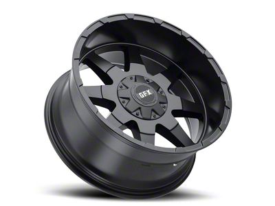 G-FX TR-12 Matte Black 8-Lug Wheel; 20x9; 0mm Offset (07-10 Silverado 2500 HD)