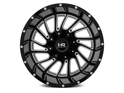 Hardrock Offroad Overdrive Gloss Black Milled 8-Lug Wheel; 20x12; -51mm Offset (03-09 RAM 2500)